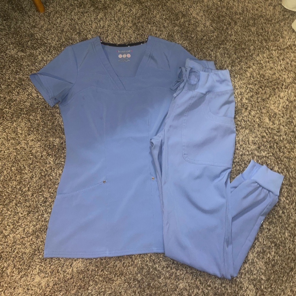Figs ceil blue scrubs